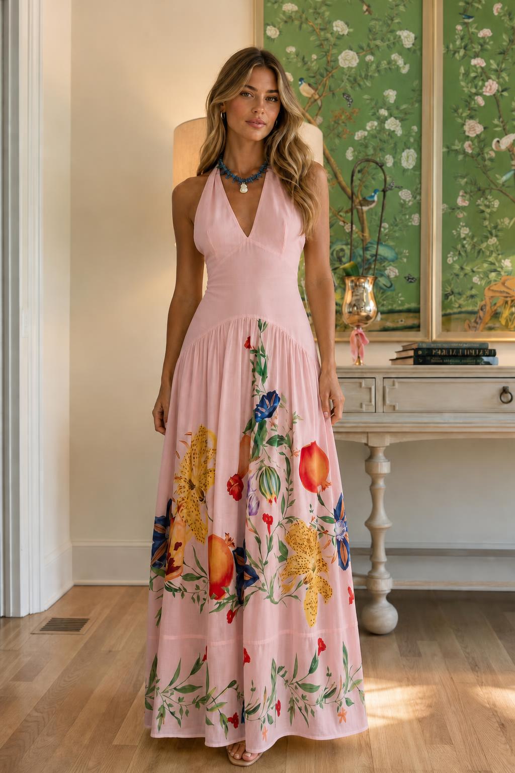 Front view of pink color variant